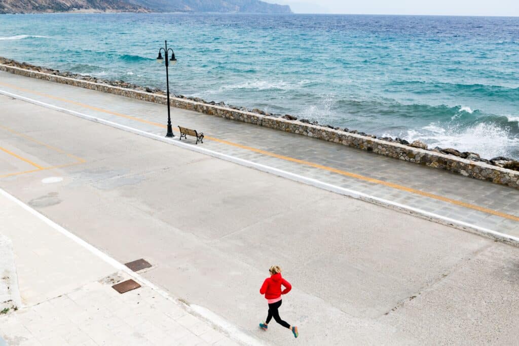 girl running