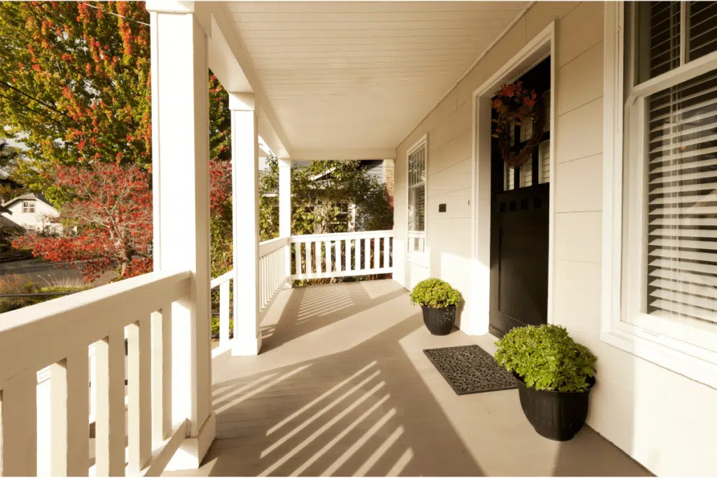 concrete porch and steps