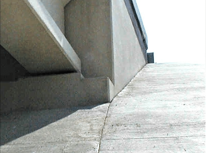 Highway Bridge Underpass Texas Repaired Concrete with FlexKrete