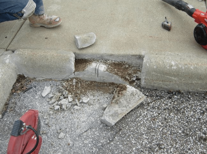 Sidewalk Repair FlexKrete Foamworks Concrete Services