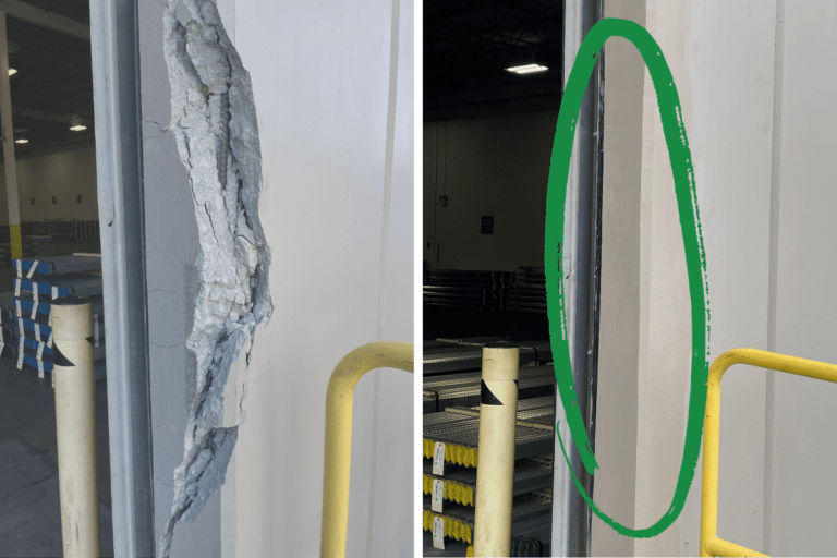 Tilt Wall Door Repair FlexKrete Concrete Repair Texas