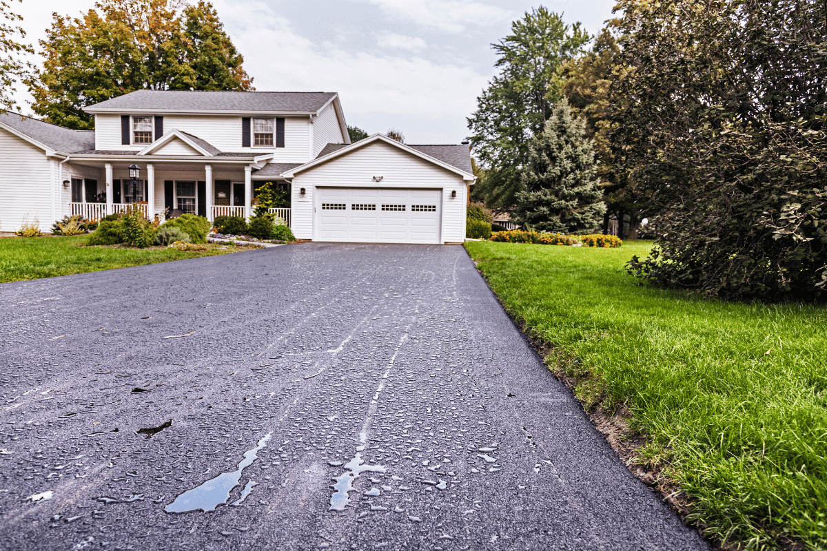 sinking driveway causes