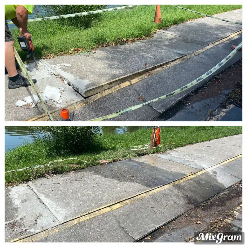 Concrete Leveling Sidewalk Dallas - Concrete Raising Sidewall Dallas - Concrete Lifting Sidewalk Dallas