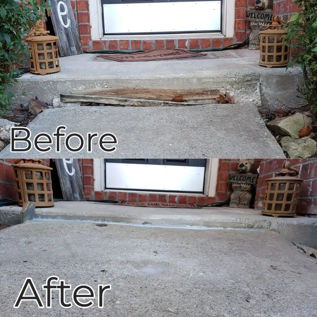 Concrete Porch Raising Dallas - Concrete Patio Raising Dallas - Concrete Porch Leveling Dallas - Concrete Porch Lifting Dallas - Concrete Patio Repair Dallas