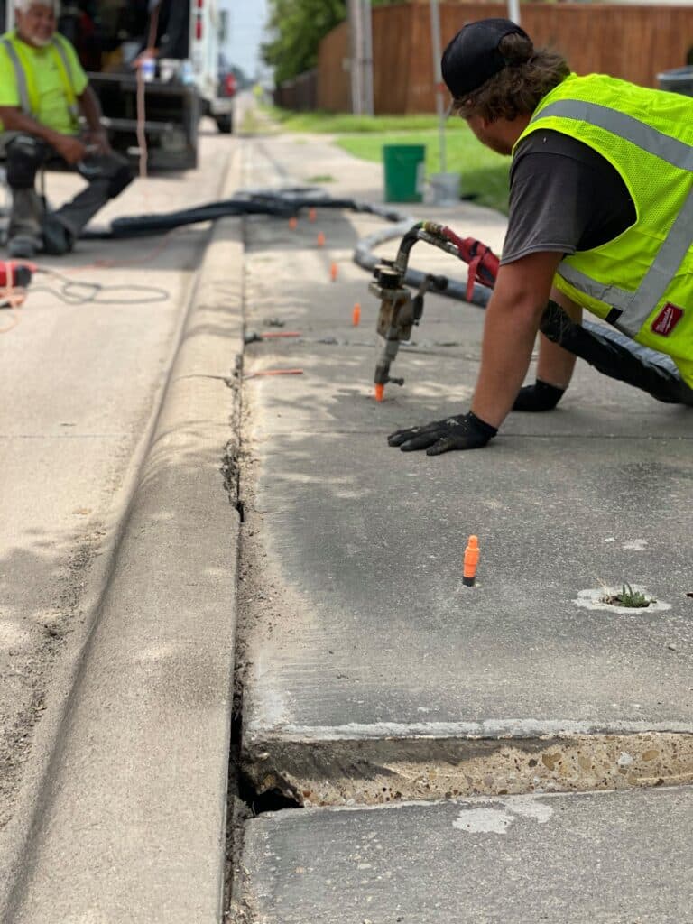 Public Sidewalk Repair Dallas - Commercial Sidewalk Repair Dallas - Sidewalk Contractor Dallas - Sidewalk Concrete Leveling Dallas