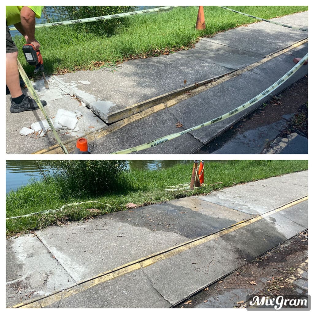 Concrete Walkway Repair Dallas - Walkway Lifting Dallas - Walkway Leveling Dallas - Walkway Raising Dallas