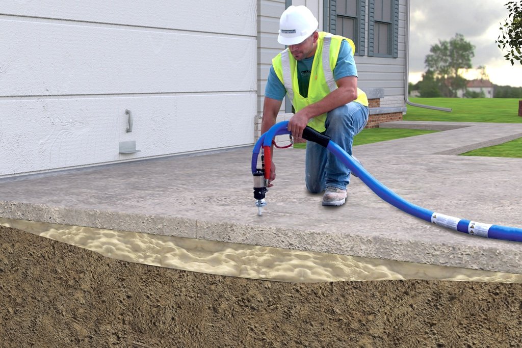Concrete Lifting Waxahachie - Concrete Raising Waxahachie - Concrete Leveling Waxahachie - Concrete Repair Waxahachie