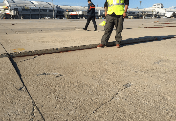 Polylevel Airport Runway - Poly-Jacking Concrete Runway - Airport Runway Repair Dallas Fort Worth