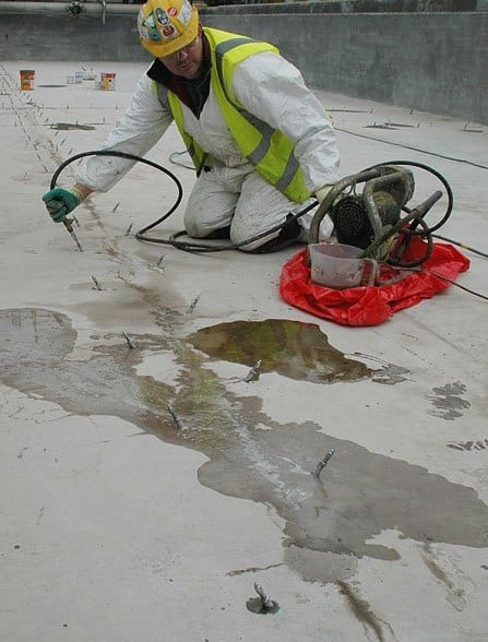 Water Seepage Repair Dallas Fort Worth - Polyurethance Concrete Leak Repair Dallas Fort Worth - Concrete Leak Sealing Dallas Fort Worth