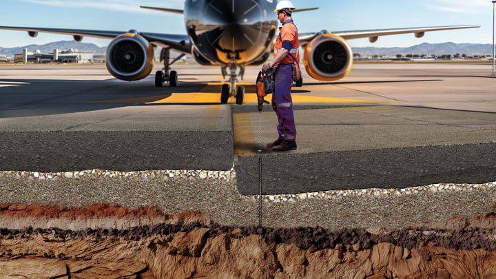 airport runway repair dallas fort worth - aiport runway concrete raising and leveling dallas fort worth - taxiway repair dallas fort worth