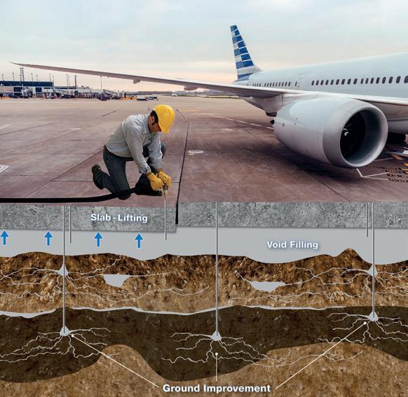 airport runway repair dallas fort worth - aiport runway concrete raising and leveling dallas fort worth - taxiway repair dallas fort worth